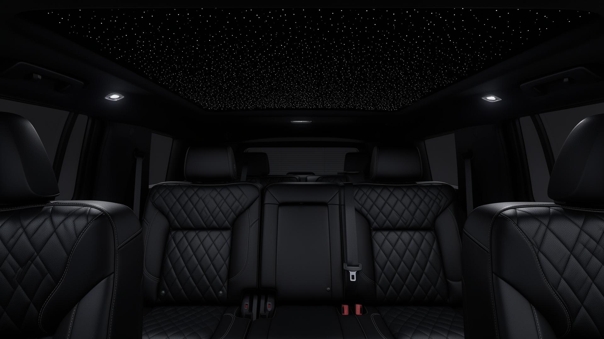 Maybach-style starlight headliner inside a 2026 Chevrolet Suburban